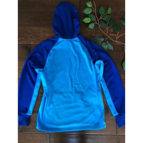 Nike Just Do It y2k blue sweatshirt hoodie size small - Picture 4 of 4